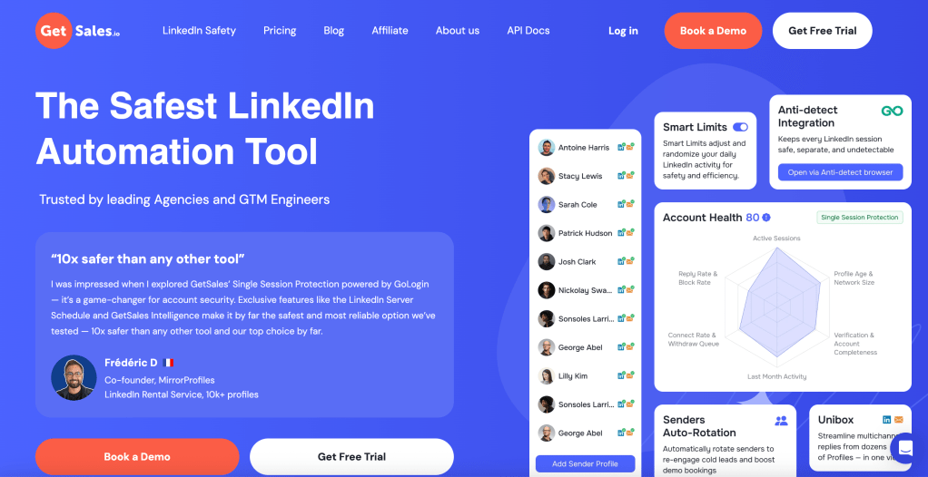 Getsales.io Multichannel Outreach Tool