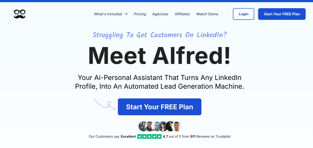 Meet Alfred Linkedin outreach